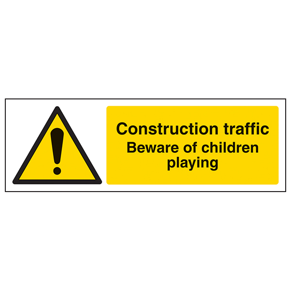 Beware Kids Playing Sticker Safety Sign Safety Sign Base