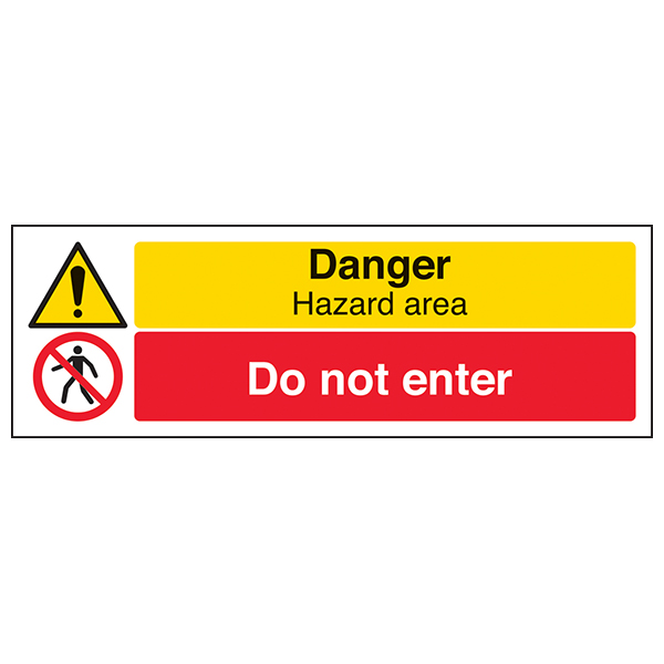 Danger Do Not Enter Safety Sign Compliant For Workers