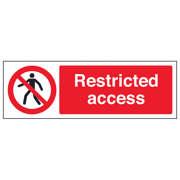 Restricted Access Demolition Safety Sign Durable Site