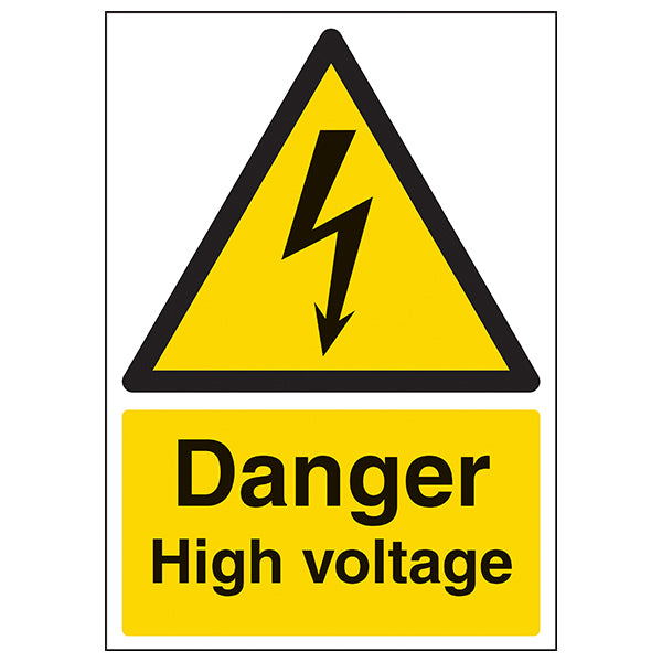 Danger High Voltage - A4