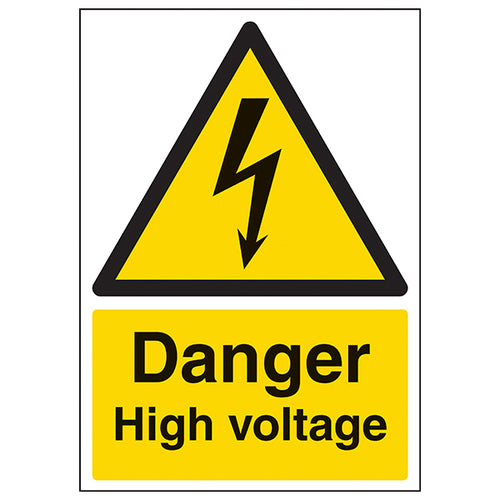 Danger High Voltage - A4