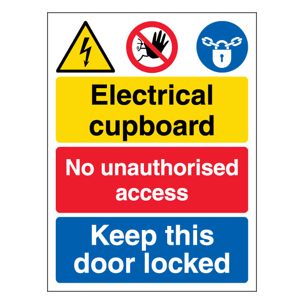 Electrical Cupboard Safety Sign Essential For Workplaces