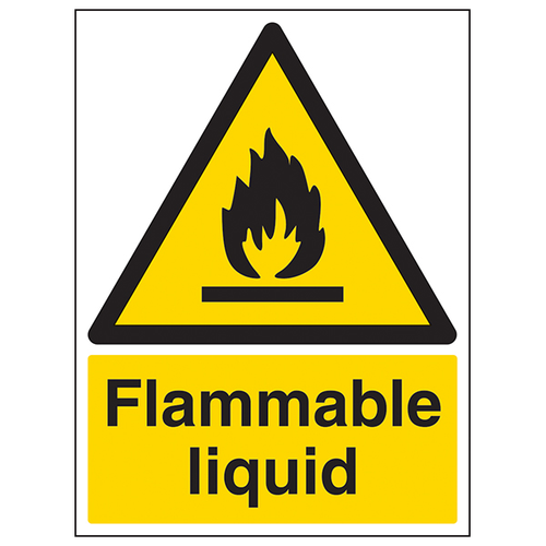 Flammable Liquid Safety Sign Compliant Essential Worksites