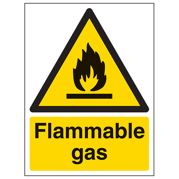 Flammable Gas Safety Sign Essential Compliance For Plant