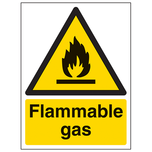 Flammable Gas Safety Sign Essential Compliance For Plant