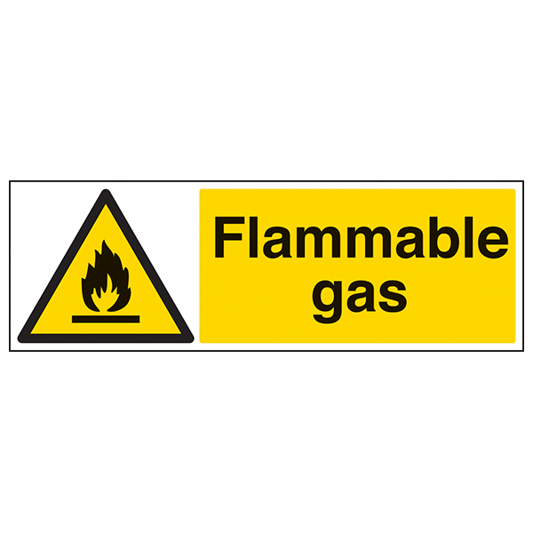 Flammable Gas Safety Sign Essential Warning For Workers