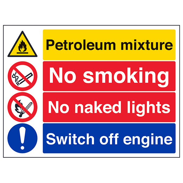 Petroleum No Smoking Safety Sign Essential For Workplace