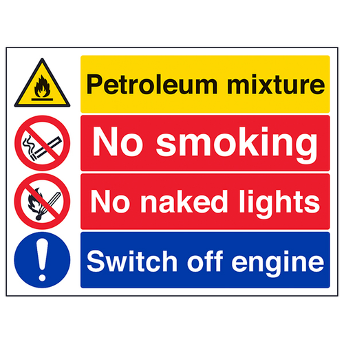 Petroleum No Smoking Safety Sign Essential For Workplace