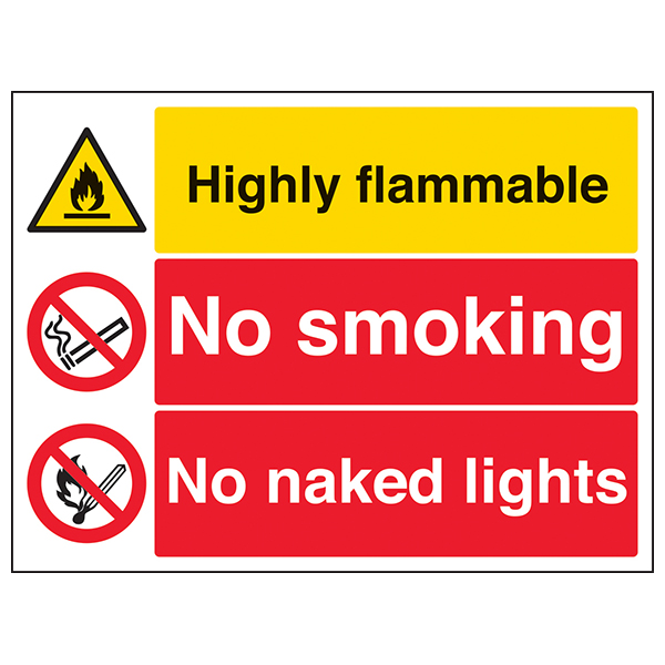 Highly Flammable Safety Sign Essential For Workplace Safety