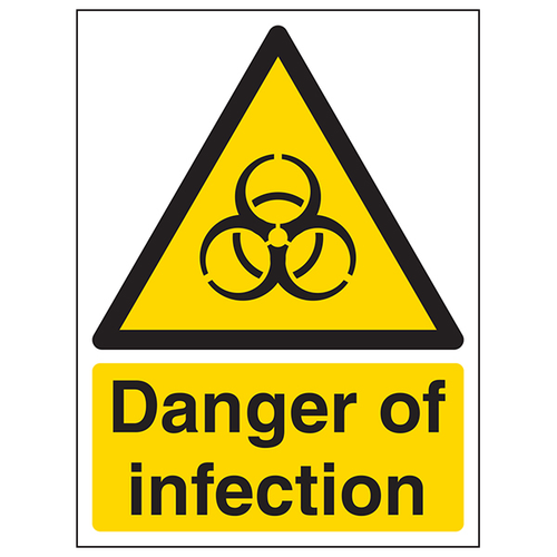 Danger Of Infection Safety Sign Essential For Workplace