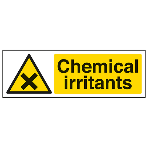 Chemical Irritants Safety Sign Compliance For Landscapers