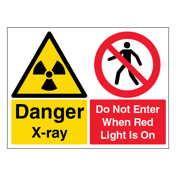 Danger X Rays Safety Sign Compliant Labs High Visibility