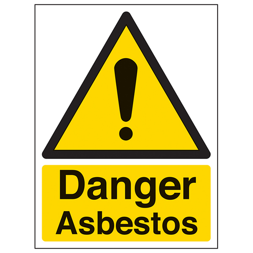 Danger Asbestos Safety Sign Compliance For Workers Now