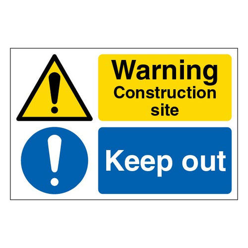 Construction Site Keep Out Safety Sign High Visibility Pro