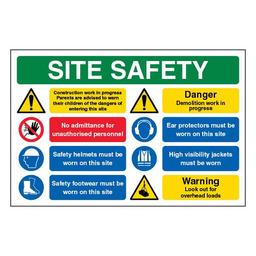 Demolition Safety Sign Durable Compliant For Contractors