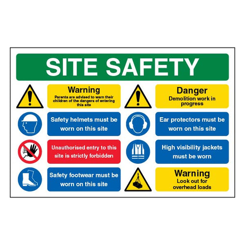 Demolition In Progress Safety Sign Compliant For Parents