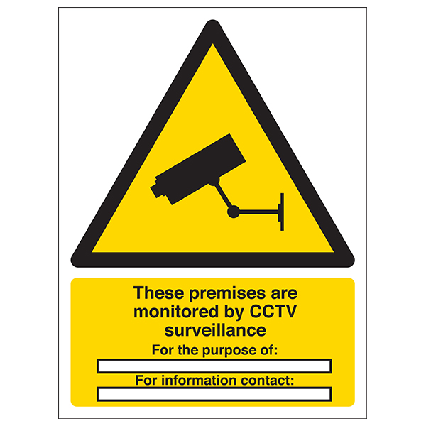 CCTV Safety Sign Essential GDPR Notice For Businesses