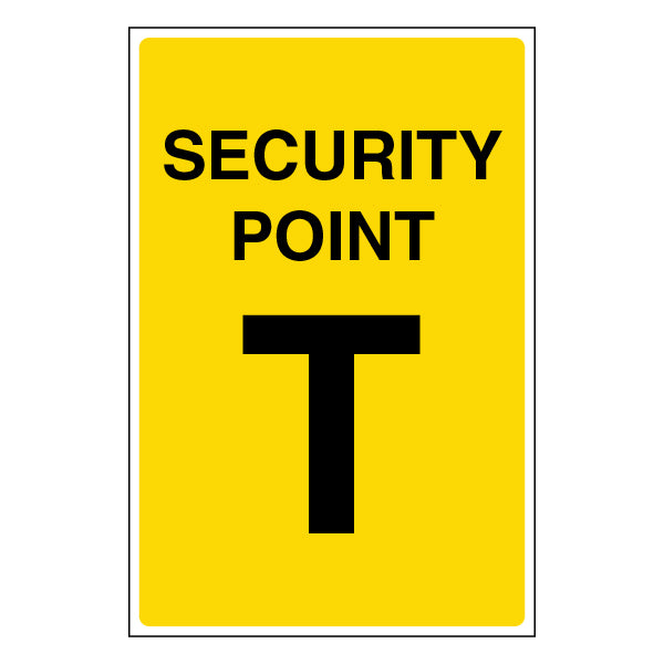 Security Point Safety Sign Essential Guide For Staff