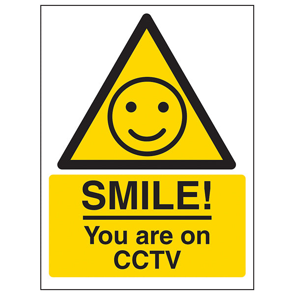 CCTV Safety Sign Deter Theft Protect Property Businesses
