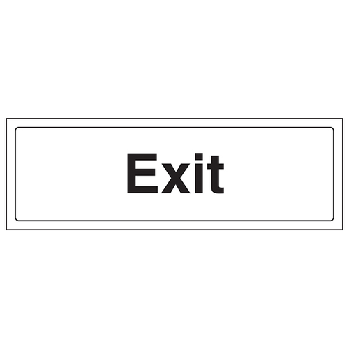Exit Safety Sign High Visibility Durable For Offices