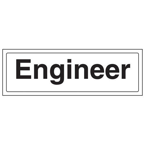 Engineer Landscape Safety Sign Clear Directions For Staff