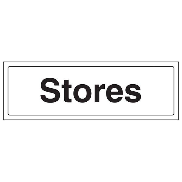 Stores Landscape Direction Safety Sign EN ISO 7010 Facility