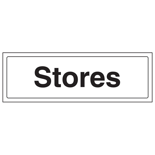 Stores Landscape Direction Safety Sign EN ISO 7010 Facility