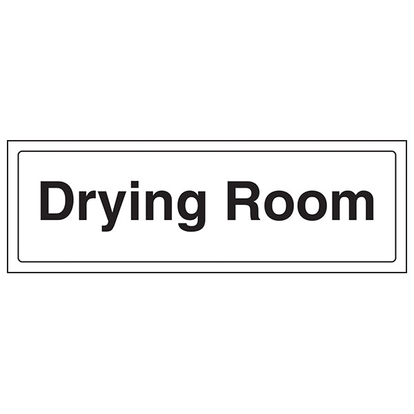 Drying Room Safety Sign For Facility EN ISO 7010 Compliant
