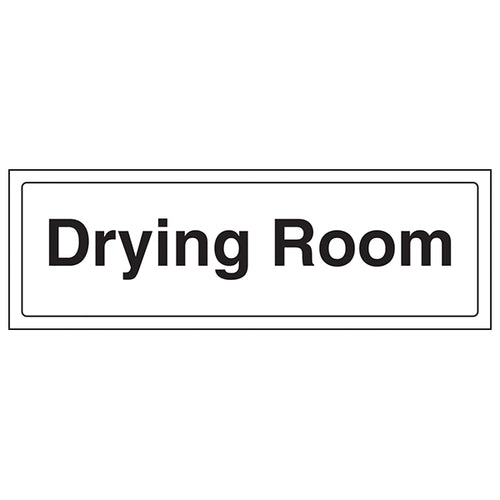 Drying Room Safety Sign For Facility EN ISO 7010 Compliant