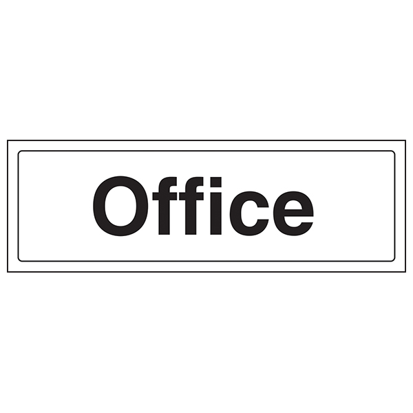 Office Safety Sign Clear Directions Compliant For Staff