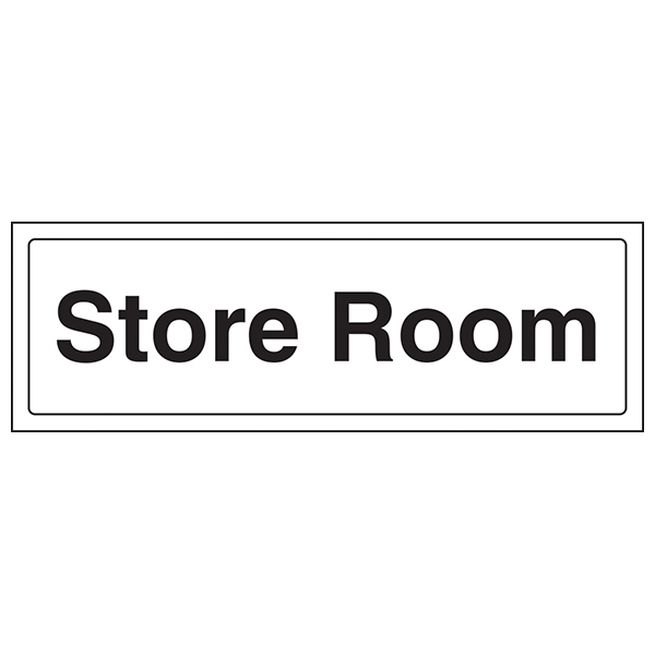 Store Room Safety Sign Durable EN ISO 7010 For Facilities
