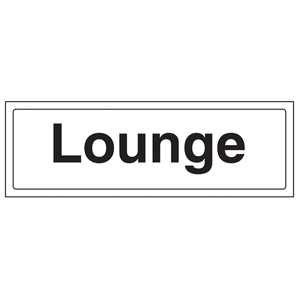 Lounge Landscape Safety Sign Clear Direction For Facilities