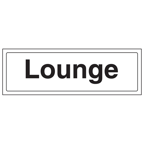 Lounge Landscape Safety Sign Clear Direction For Facilities