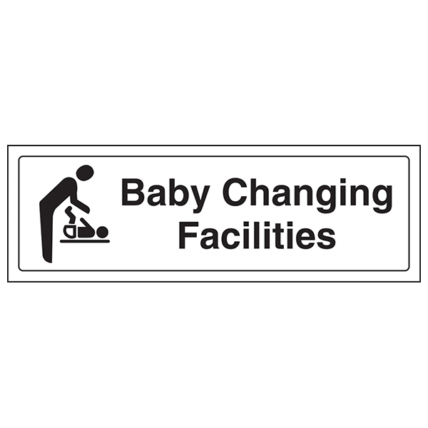 Baby Changing Facilities Self Adhesive Safety Sign Premises