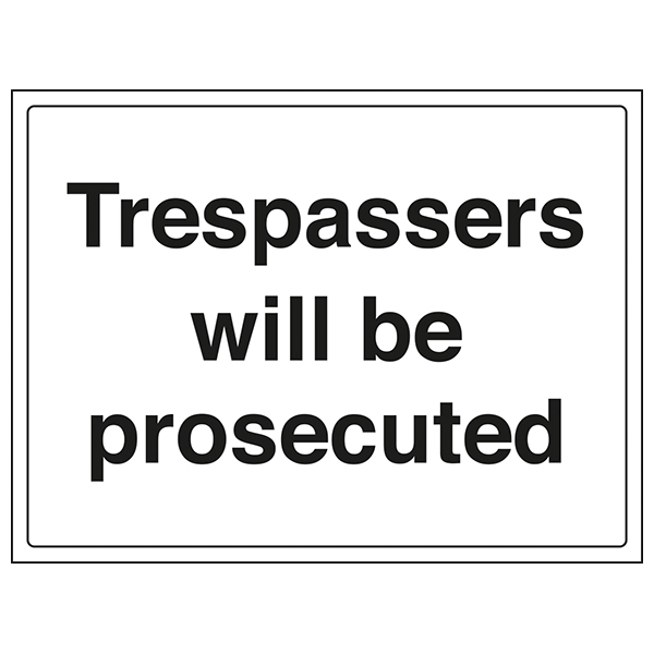 Security Notice Safety Sign Official Protect Property Owner
