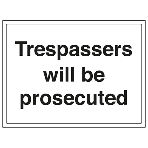 Security Notice Safety Sign Official Protect Property Owner
