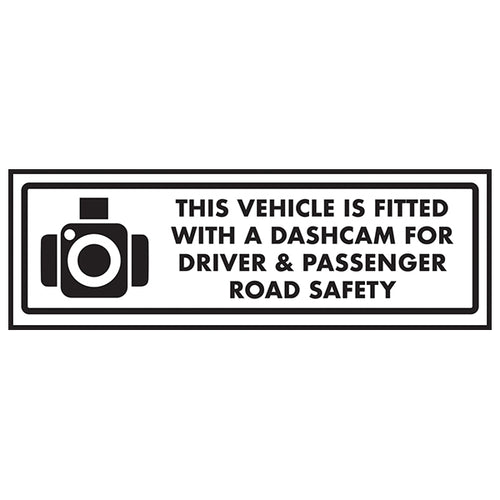 Dashcam Safety Sign Powerful Theft Deterrent For Drivers