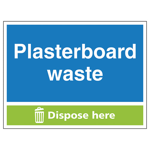 Plasterboard Waste Dispose Here