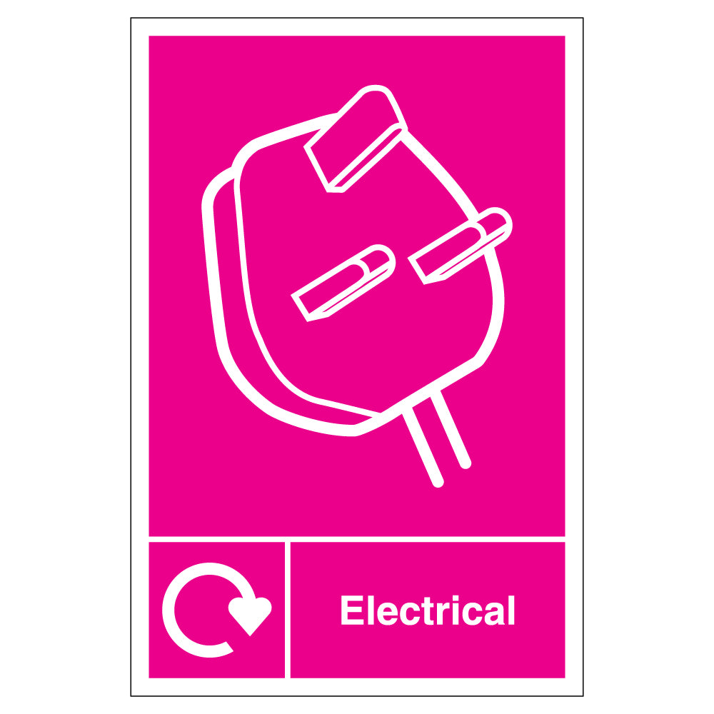 WRAP Electrical Recycling Safety Sign For Schools Now
