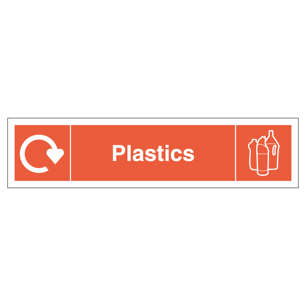 WRAP Plastics Recycling Safety Sign Schools 2025 Compliant