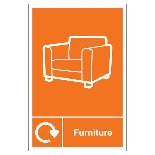 WRAP Furniture Recycling Official Safety Sign For Schools