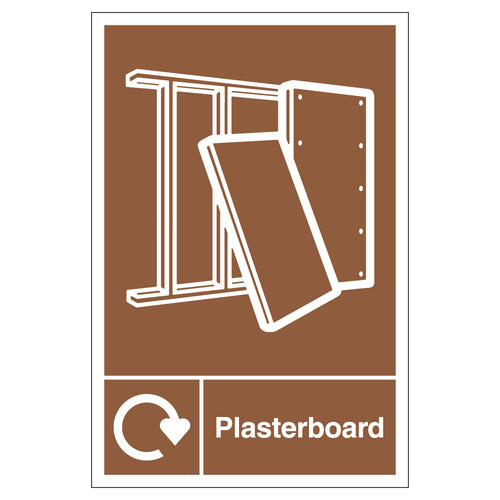 WRAP Plasterboard Recycling Compliance Safety Sign Sites