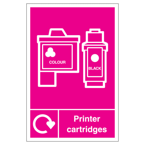 WRAP Cartridge Recycling Safety Sign For Schools Compliant