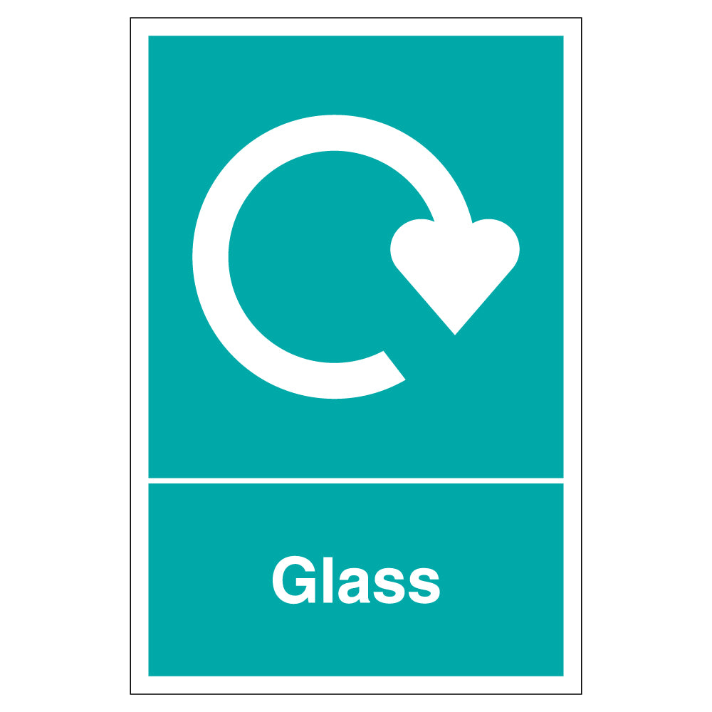 WRAP Glass Recycling Safety Sign Compliance For Schools