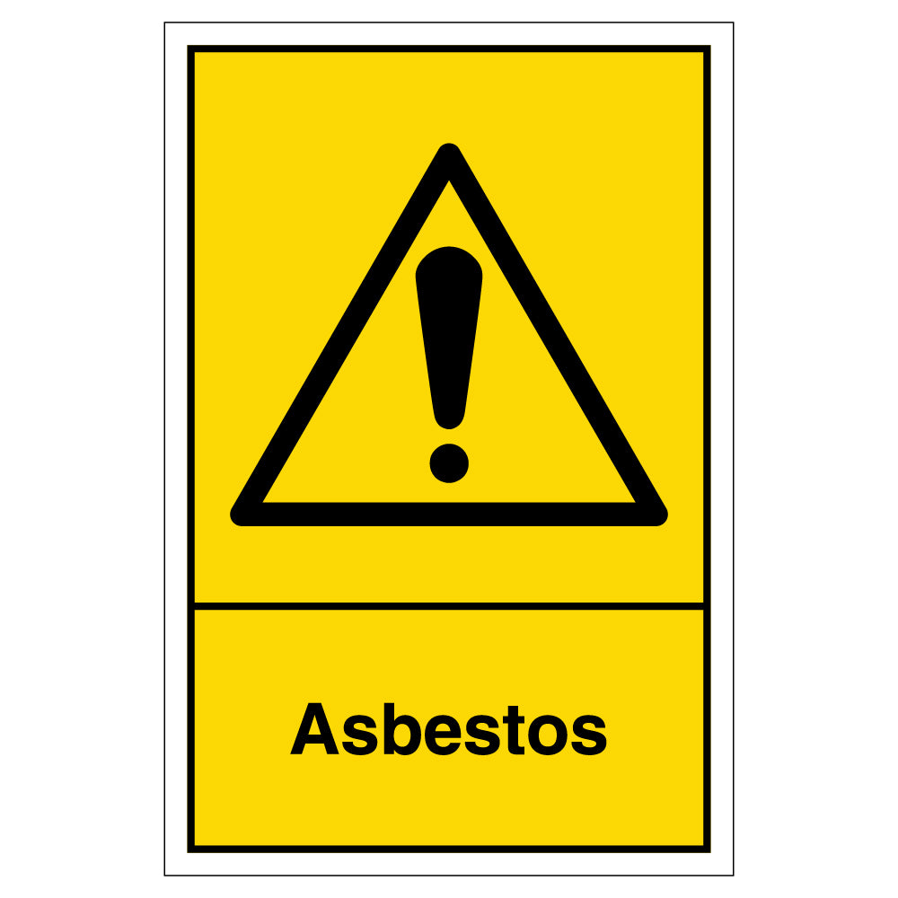 WRAP Asbestos Recycling Safety Sign For Schools And Firms