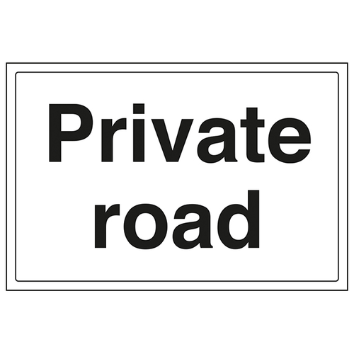 Private Road Landscape Parking Sign For Visitors And Staff