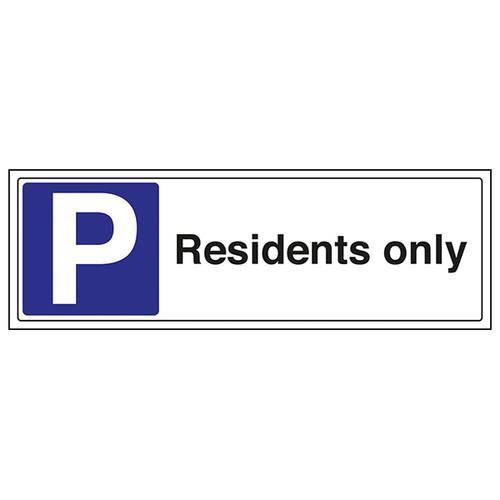 Residents Only Parking Safety Sign Premium Access For Homes