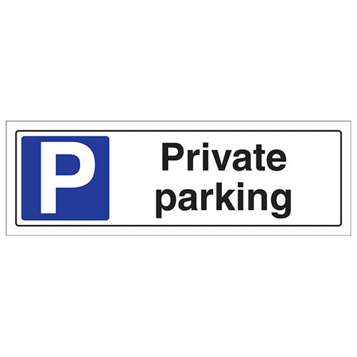 Private Parking Safety Sign Clear Control For Businesses