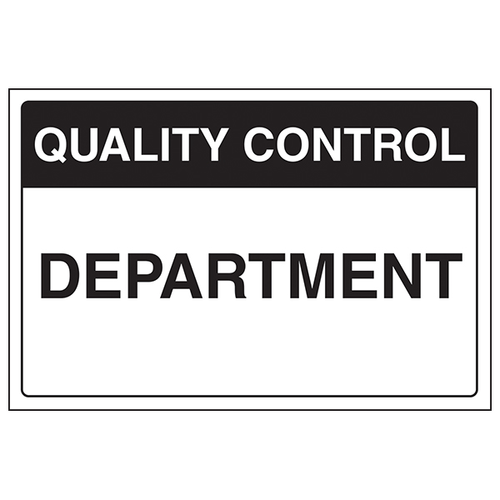 Quality Control Safety Sign EN ISO 7010 Compliant For Staff