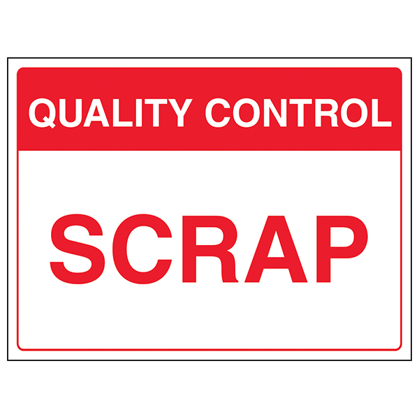 Quality Control Safety Sign Reliable QC Process Workplace